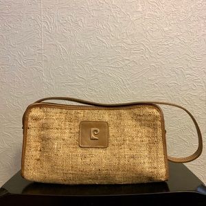 1970s Pierre Cardin Brown Tweed Handbag